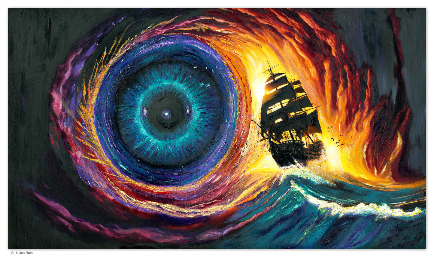 "OCEAN OF EMOTION" by Uli Jon Roth 2024 - fine Art print on canvas