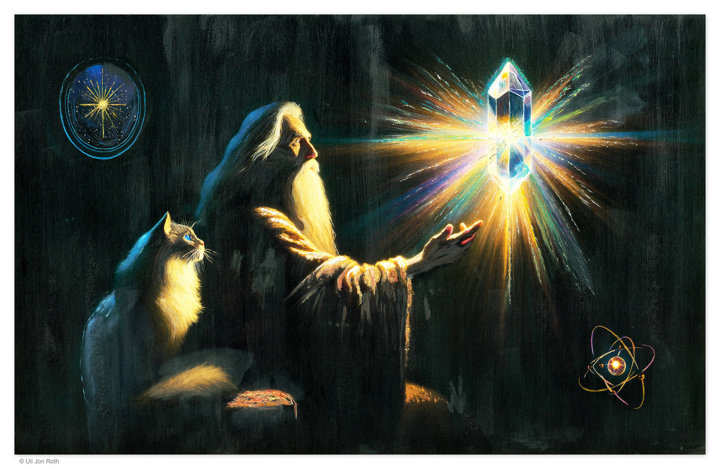 "THE ALCHEMY OF LIGHT" by Uli Jon Roth 2024 - fine Art print on canvas