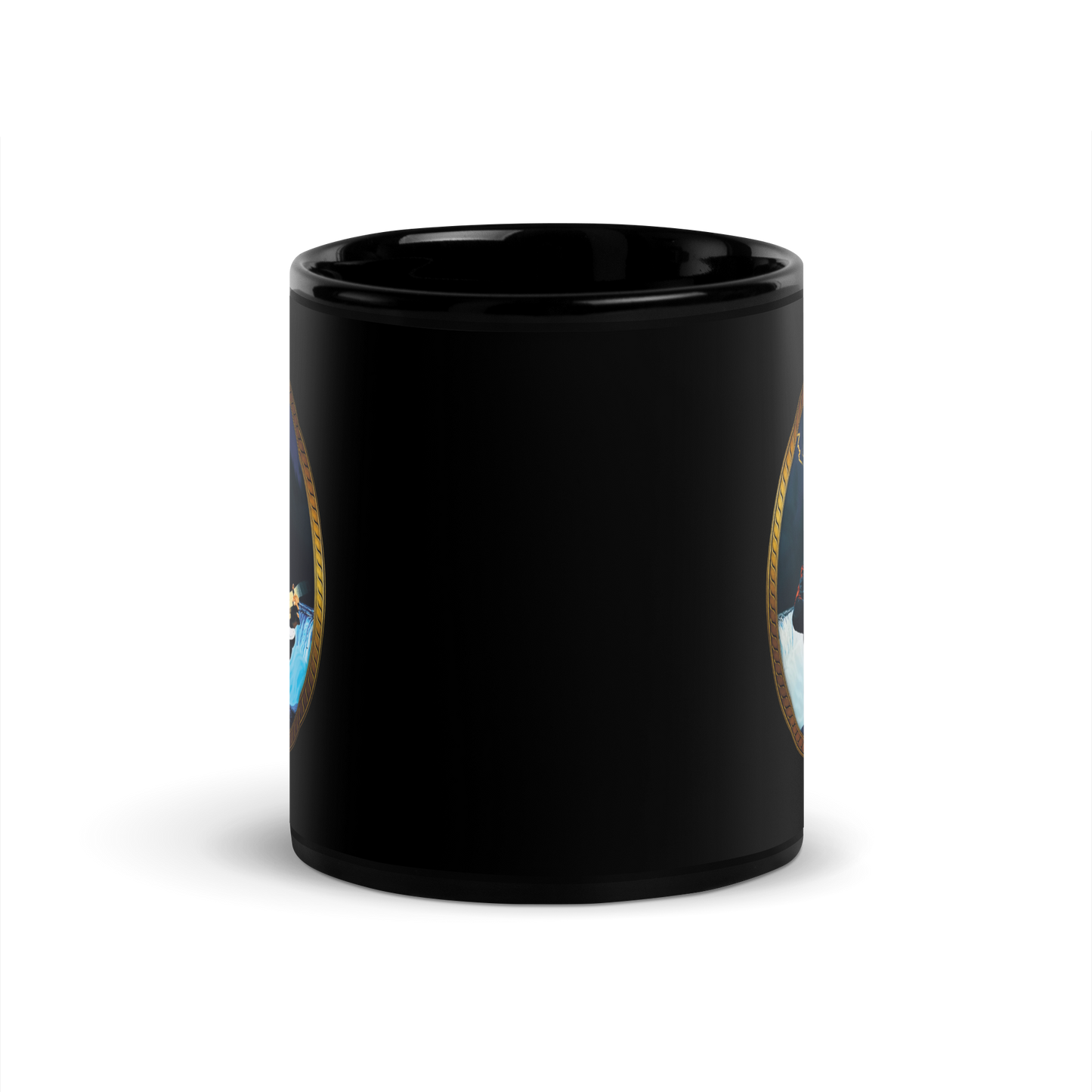 Black Glossy Mug Firewind