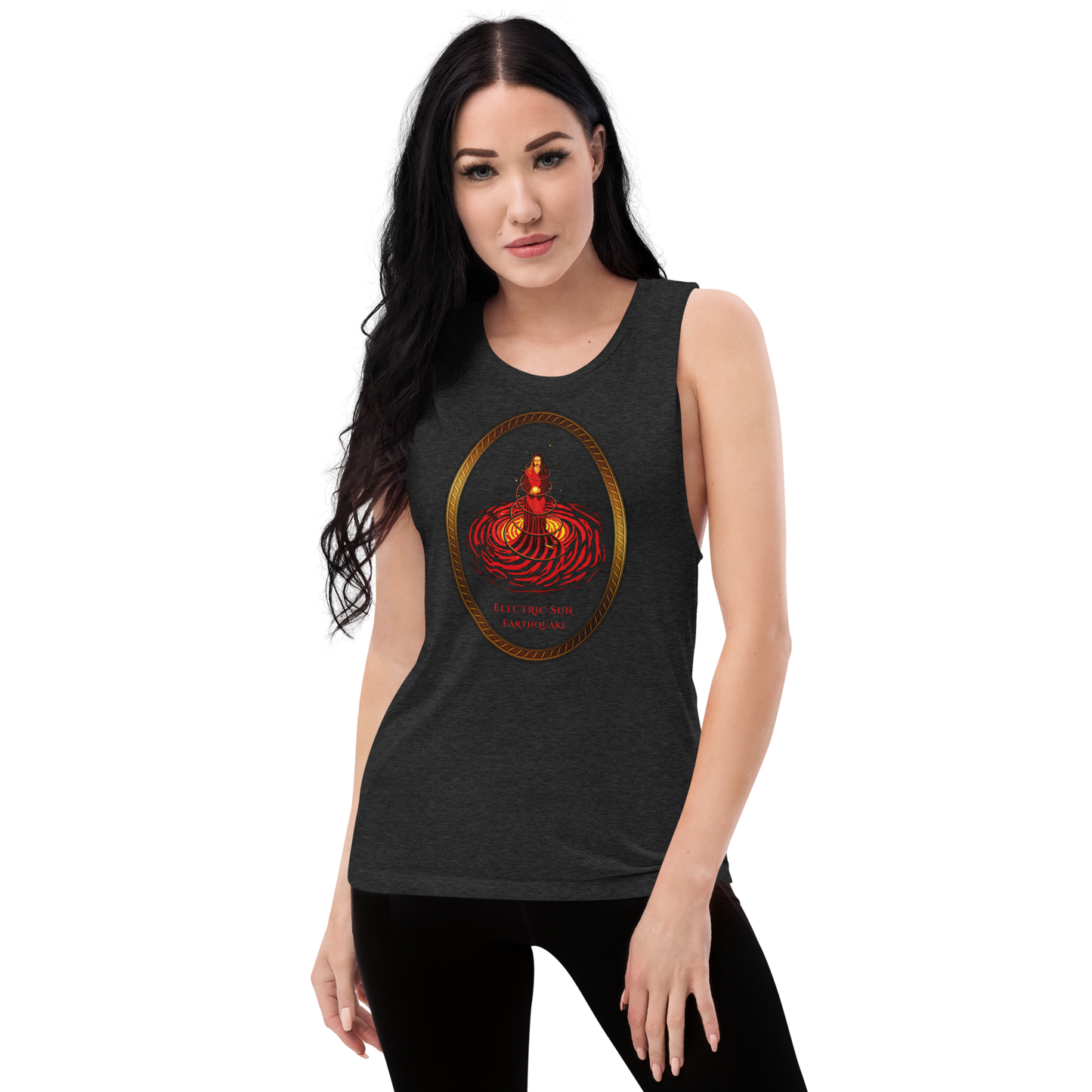 Electric Sun Earthquake - Ladies’ Muscle Tank