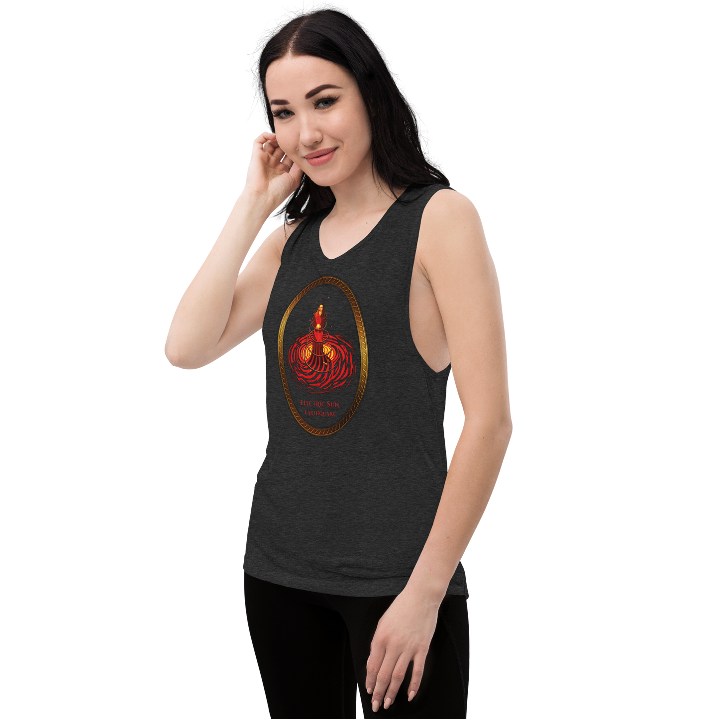 Electric Sun Earthquake - Ladies’ Muscle Tank