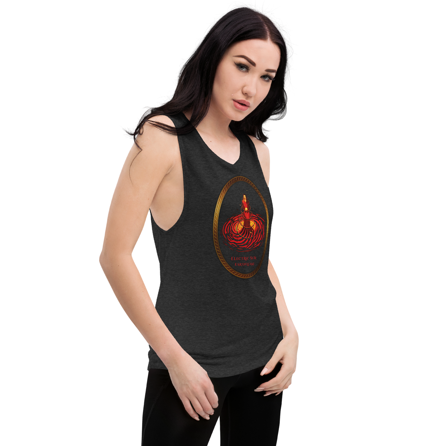 Electric Sun Earthquake - Ladies’ Muscle Tank
