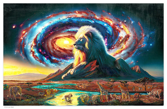 "ALPHA LEONIS" by Uli Jon Roth 2024 - fine Art print on canvas