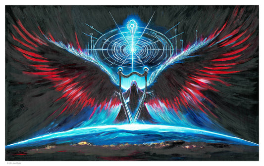 "AZRAEL’S HAARP" by Uli Jon Roth 2025 - fine Art print on canvas