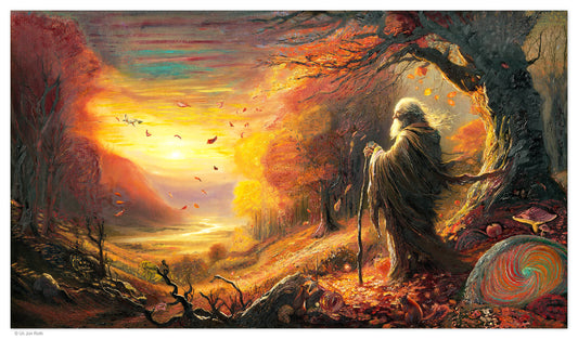 "FATHER TIME" by Uli Jon Roth 2024 - fine Art print on canvas
