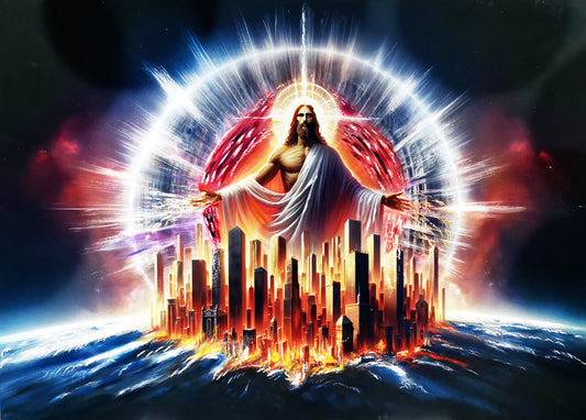 "SALVATOR MUNDI" by Uli Jon Roth 2024 - fine Art print on canvas