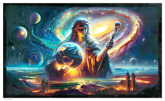 "TERRA NOVA" by Uli Jon Roth 2024 - fine Art print on canvas