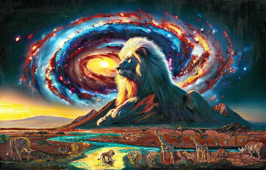 ALPHA LEONIS" by Uli Jon Roth 2024 - fine Art print on canvas
